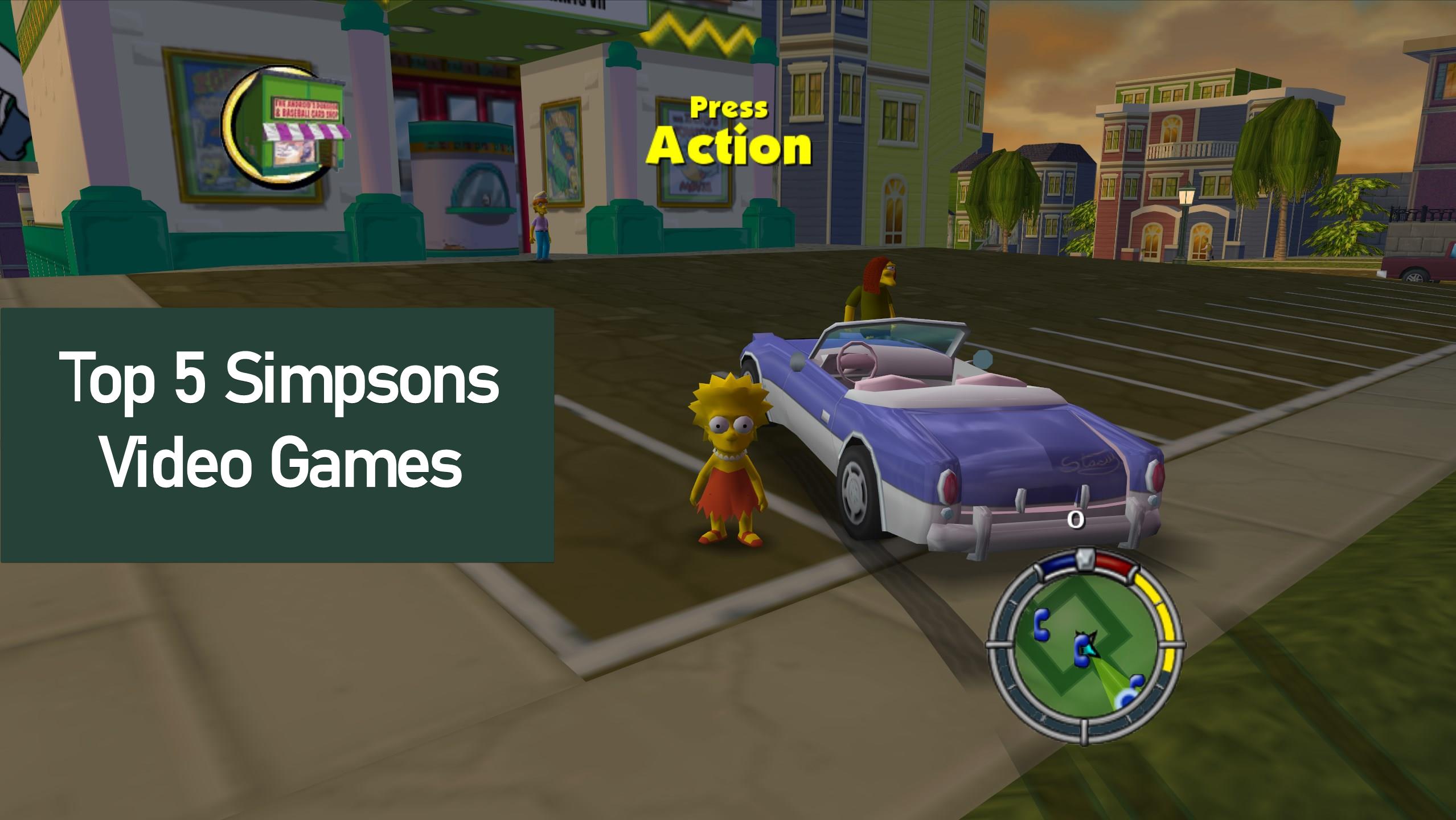 Top 5 Simpsons Video Games – Blurst of Times